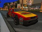 Daytona USA's Hornet but it's an actual vehicle