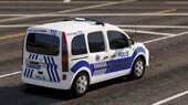 Renault Kangoo 2 Polis Asayiş Boyali Tampon [Kaplama]