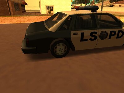 Cutscene Los Santos Police Car