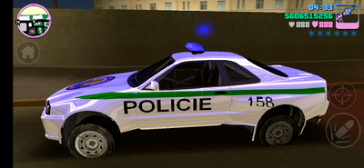 Nissan Skyline R34CZ Policie For Mobile
