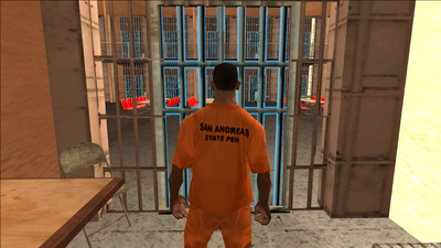 San Andreas State Penitentiary Prison Shirt for CJ
