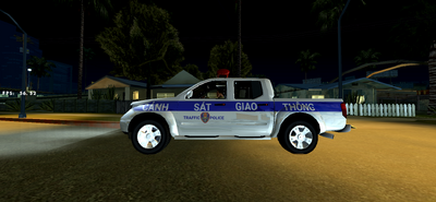Nissan Traffic Police Pickup Truck Vietnamese for Mobile