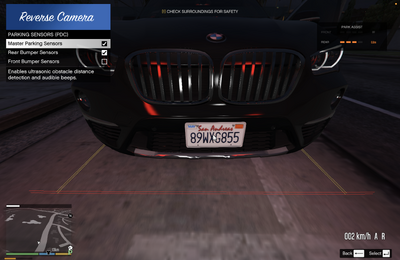 Realistic Reverse Backup Camera & Dynamic Park Assist