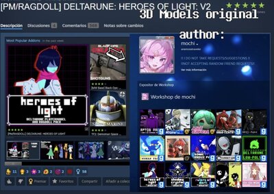 Deltarune Heroes of Light (Corrected lighting)