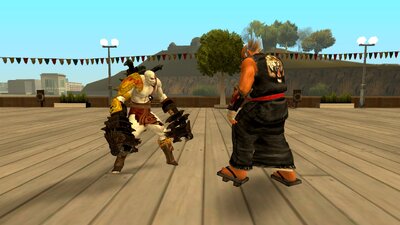 Heihachi and Spawn from Soul Calibur 2