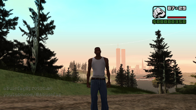 Twin Towers World Trade Center Low-poly [SAN FIERRO]