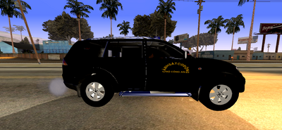 Mitsubishi Pajero Mobile Police V2 For Mobile