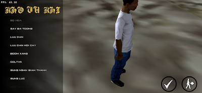 Vietnamese Language Cleo Menu GTA San V2 For Mobile