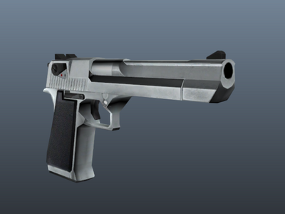 Silver Desert Eagle Mark 1