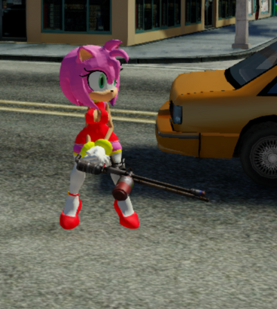 Amy Rose from Sonic The Hedgehog