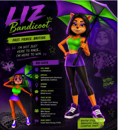 Liz from Crash Bandicoot