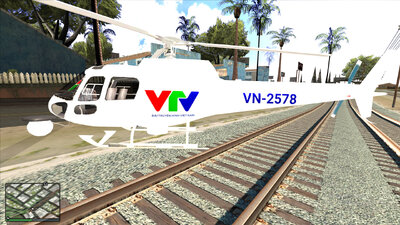 Vietnam Television Helicopter