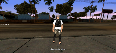Skin Áo Icon Trắng Đeo Balo For Mobile